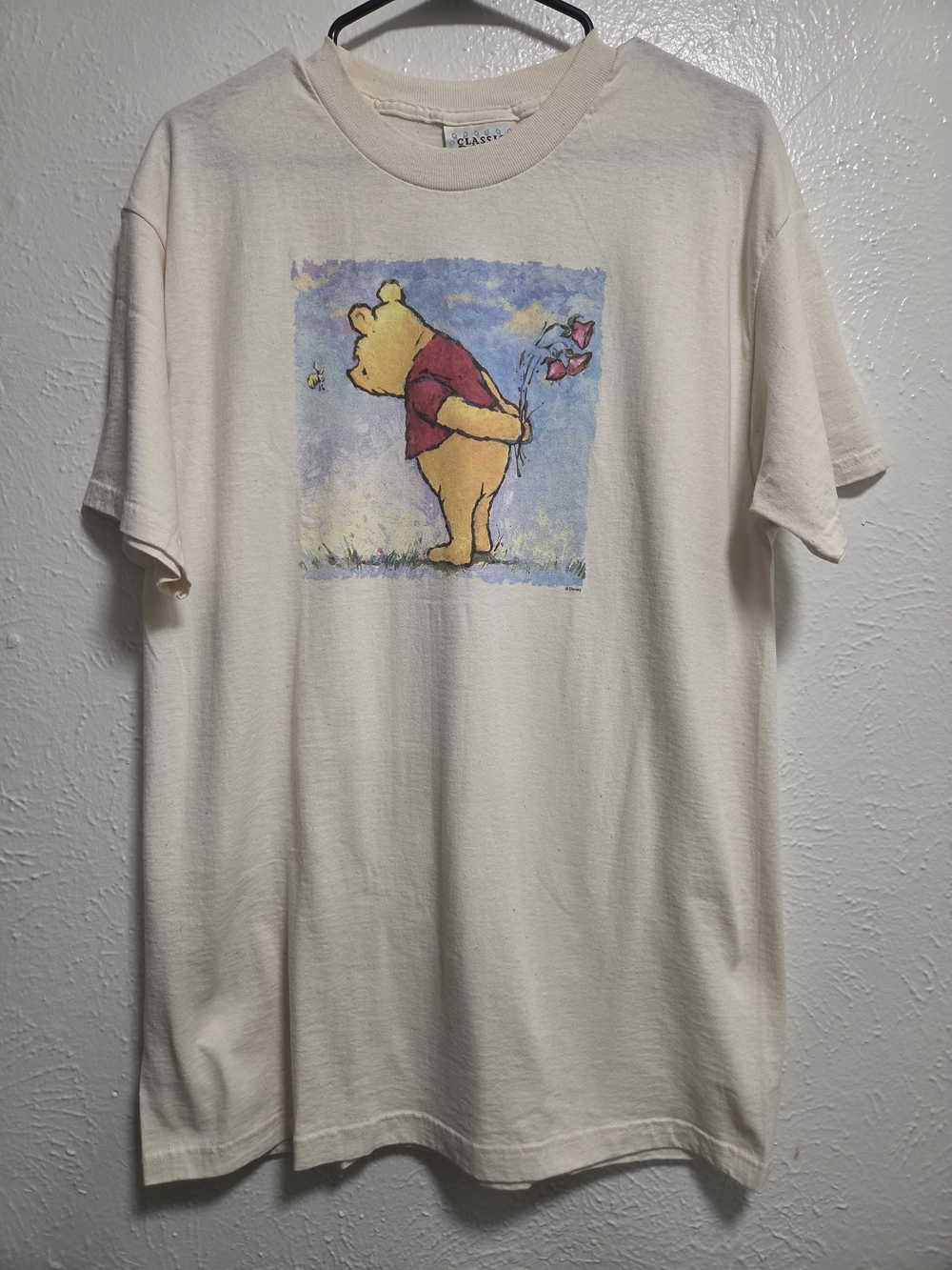 Winnie the Pooh Graphic Short Sleeve Tee - Cream